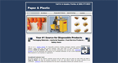 Desktop Screenshot of paperandplastic.net